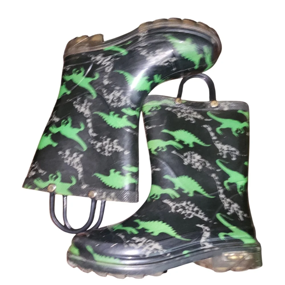 Western Chief Kids Dinosaur Rain Boots